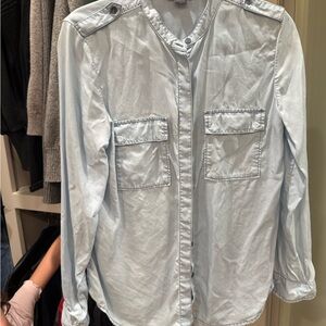 Light Blue Chambray Shirt